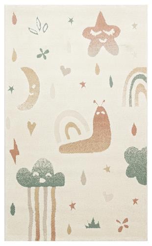 PICCOLO PCL 06 CREAM MULTY  Pastel Renkli Hav ve Toz Vermeyen Çocuk Halısı