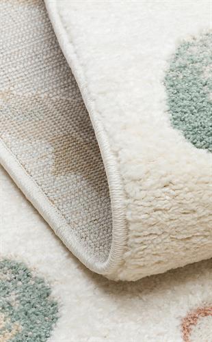 PICCOLO PCL 07 CREAM MULTY  Pastel Renkli Hav ve Toz Vermeyen Çocuk Halısı