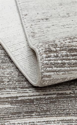 ROMA RM 01 CREAM GREY  Viskon ve Polyester ile Üretilen Şık Salon Halısı