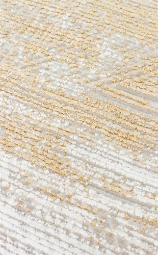 ROMA RM 02 CREAM TERRA  Viskon ve Polyester ile Üretilen Şık Salon Halısı