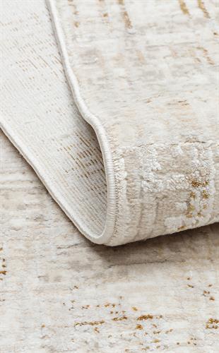 ROMA RM 03 CREAM BEIGE  Viskon ve Polyester ile Üretilen Şık Salon Halısı