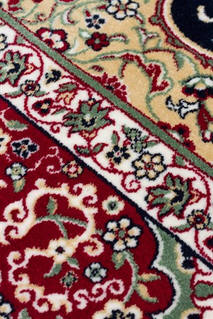 SADABAD SECCADE SFG SCD 02 RED  Yüksek Dokuma Sıklığına Sahip Şık Desenli Yumuşak Tuşeli Seccade