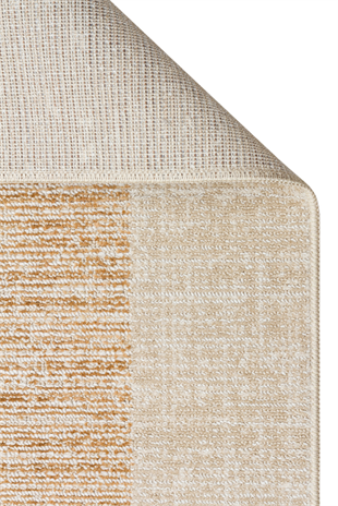 SAHARA SHA 01 BEIGE GOLD  Hav Toz Vermez Yumuşak Tuşeli Modern Makine Halısı