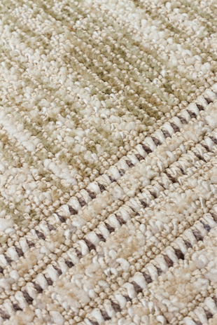 SAHARA SHA 02 CREAM GREEN  Hav Toz Vermez Yumuşak Tuşeli Modern Makine Halısı