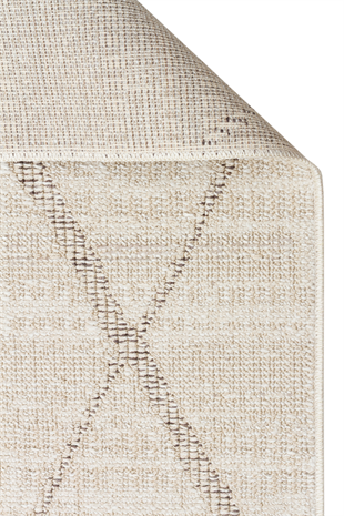 SAHARA SHA 03 CREAM GREY  Hav Toz Vermez Yumuşak Tuşeli Modern Makine Halısı