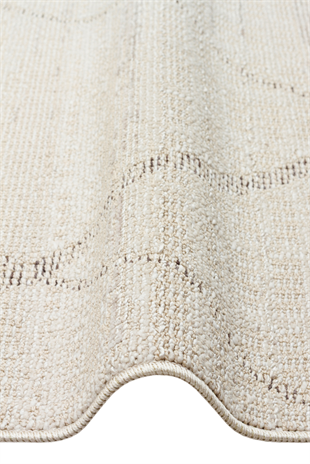 SAHARA SHA 03 CREAM GREY  Hav Toz Vermez Yumuşak Tuşeli Modern Makine Halısı
