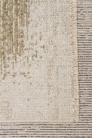 SAHARA SHA 04 CREAM GREEN  Hav Toz Vermez Yumuşak Tuşeli Modern Makine Halısı