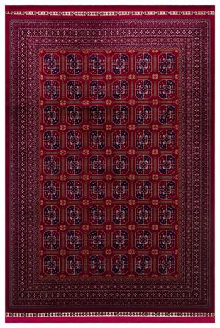 SATEEN AFGHAN SFG 02 RED  Yıkanabilir Afgan Desenli Hav Toz Vermeyen Kaymaz Tabanlı Sık Dokuma Halı