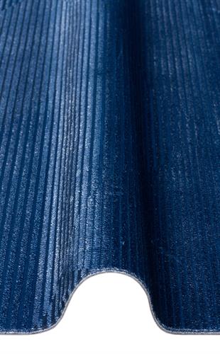 SATEEN DYED ST DYD 01 NAVY  Hav Toz Vermez Yıkanabilir Kaymaz İnce Dokuma Modern Halı 