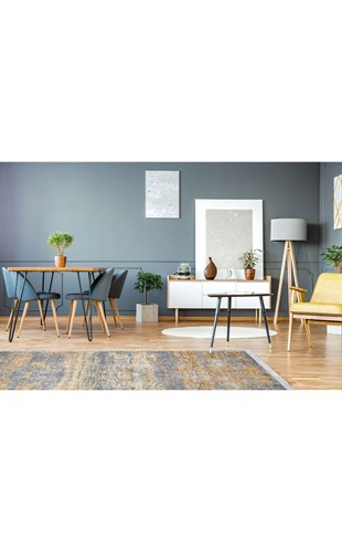 SATEEN ST 01 TERRA XW  Hav Toz Vermez Yıkanabilir Kaymaz İnce Dokuma Modern Halı