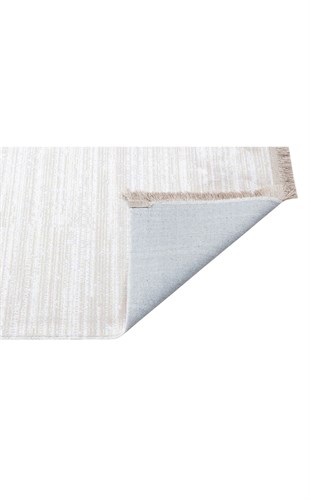 SATEEN ST 09 BEIGE GOLD XW  Hav Toz Vermez Yıkanabilir Kaymaz İnce Dokuma Modern Halı