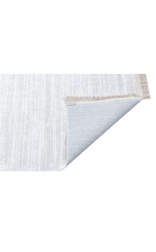 SATEEN ST 09 GREY XW  Hav Toz Vermez Yıkanabilir Kaymaz İnce Dokuma Modern Halı