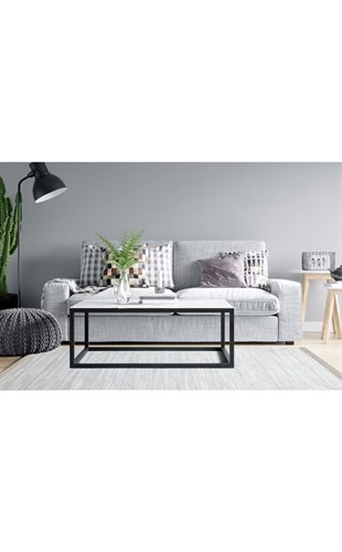 SATEEN ST 09 GREY XW  Hav Toz Vermez Yıkanabilir Kaymaz İnce Dokuma Modern Halı