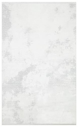 SATEEN ST 108 CREAM GREY  Yıkanabilir Kaymaz Tabanlı Hav Vermez Sık Dokuma Modern Halı