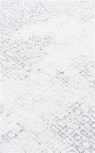 SATEEN ST 108 CREAM GREY  Yıkanabilir Kaymaz Tabanlı Hav Vermez Sık Dokuma Modern Halı