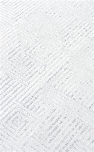SATEEN ST 109 CREAM GREY  Yıkanabilir Kaymaz Tabanlı Hav Vermez Sık Dokuma Modern Halı