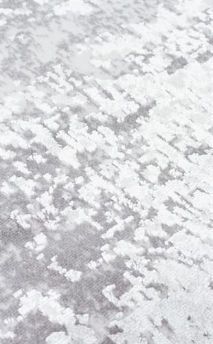 SATEEN ST 112 GREY  Yıkanabilir Kaymaz Tabanlı Hav Vermez Sık Dokuma Modern Halı