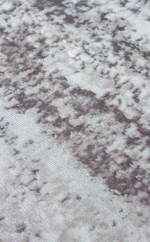 SATEEN ST 112 GREY  Yıkanabilir Kaymaz Tabanlı Hav Vermez Sık Dokuma Modern Halı