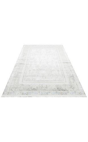 SATEEN ST 17 SILVER XW  Hav Toz Vermez Yıkanabilir Kaymaz İnce Dokuma Modern Halı