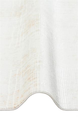 SATEEN ST 23 CREAM XW  Hav Toz Vermez Yıkanabilir Kaymaz İnce Dokuma Modern Halı 