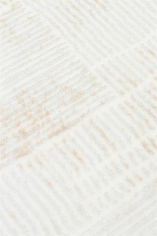 SATEEN ST 23 CREAM XW  Hav Toz Vermez Yıkanabilir Kaymaz İnce Dokuma Modern Halı 