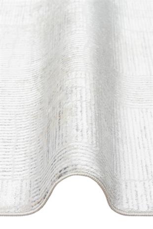 SATEEN ST 23 GREY XW  Hav Toz Vermez Yıkanabilir Kaymaz İnce Dokuma Modern Halı 