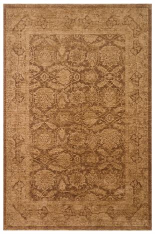 SHIRAZ SHR 01 BEIGE  Vintage Eskitme Desenli Modern Yumuşak Dokulu Makine Halısı