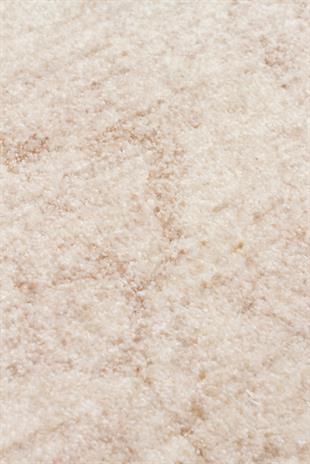 SHIRAZ SHR 01 CREAM  Vintage Eskitme Desenli Modern Yumuşak Dokulu Makine Halısı