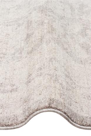 SHIRAZ SHR 01 GREY  Vintage Eskitme Desenli Modern Yumuşak Dokulu Makine Halısı