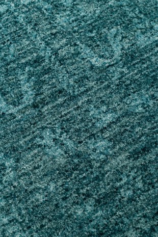SHIRAZ SHR 03 TURQUOISE  Vintage Eskitme Desenli Modern Yumuşak Dokulu Makine Halısı