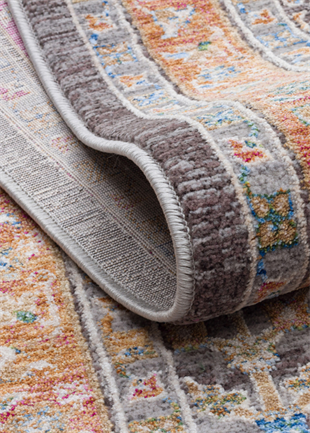 SOFIA SOF 01 MULTY Renkli El Dokuma Uşak Halı Desenlerine Sahip Makine Halısı