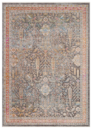 SOFIA SOF 01 MULTY Renkli El Dokuma Uşak Halı Desenlerine Sahip Makine Halısı