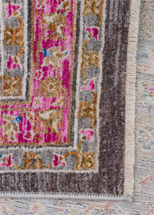 SOFIA SOF 01 MULTY Renkli El Dokuma Uşak Halı Desenlerine Sahip Makine Halısı