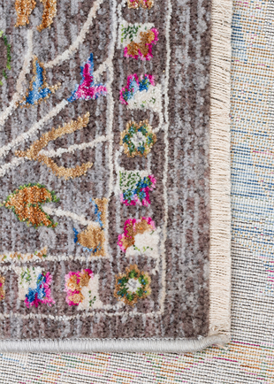 SOFIA SOF 02 MULTY Renkli El Dokuma Uşak Halı Desenlerine Sahip Makine Halısı