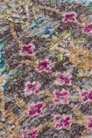 SOFIA SOF 03 MULTY Renkli El Dokuma Uşak Halı Desenlerine Sahip Makine Halısı