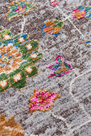 SOFIA SOF 04 MULTY Renkli El Dokuma Uşak Halı Desenlerine Sahip Makine Halısı