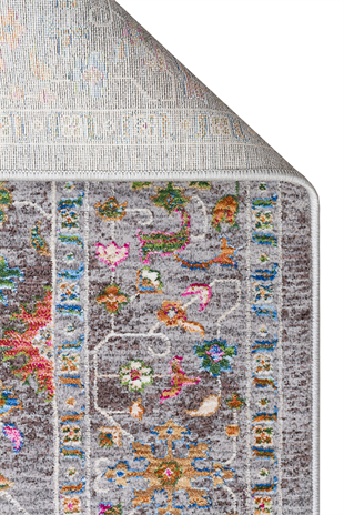 SOFIA SOF 04 MULTY Renkli El Dokuma Uşak Halı Desenlerine Sahip Makine Halısı