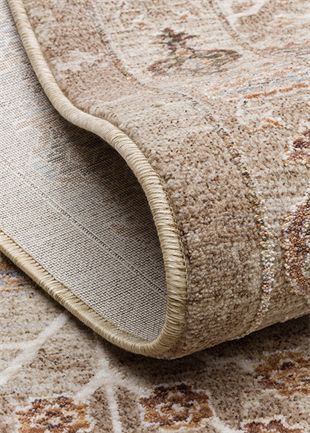 SOFIA SOF 05 CREAM GOLD Renkli El Dokuma Uşak Halı Desenlerine Sahip Makine Halısı