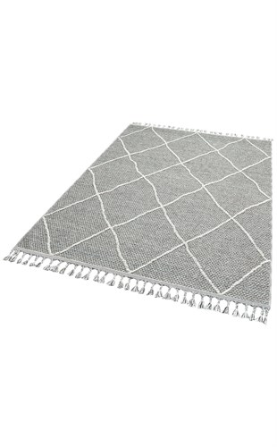 SOHO SH 02 GREY  Hav Toz Vermez Hasır Dokuma Modern Makine Halısı