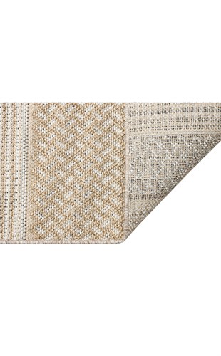 SOHO SH 05 BEIGE  Hav Toz Vermez Hasır Dokuma Modern Makine Halısı