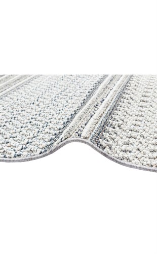 SOHO SH 05 IVORY GREY  Hav Toz Vermez Hasır Dokuma Modern Makine Halısı