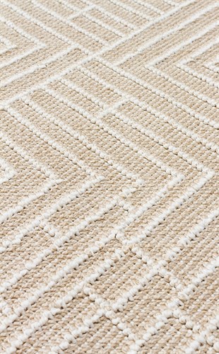 SOHO SH 12 BEIGE  Hav Toz Vermez Hasır Dokuma Modern Makine Halısı