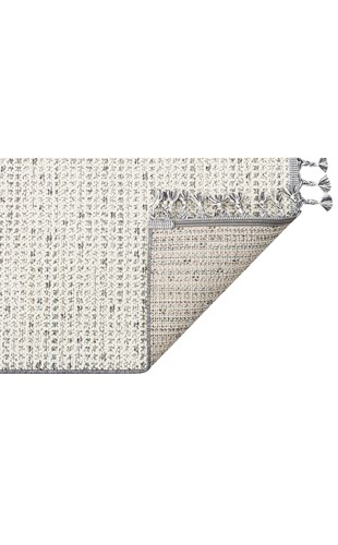 SOHO SH 13 CREAM GREY  Hav Toz Vermez Hasır Dokuma Modern Makine Halısı