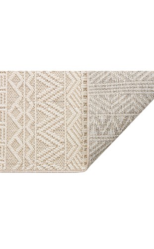 SOHO SH 14 BEIGE  Hav Toz Vermez Hasır Dokuma Modern Makine Halısı