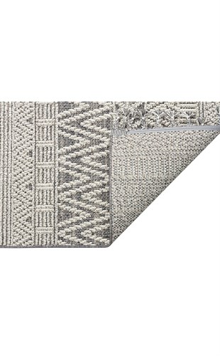 SOHO SH 14 GREY  Hav Toz Vermez Hasır Dokuma Modern Makine Halısı