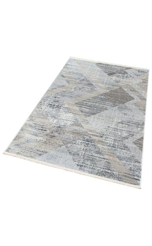SOLE SE 03 CREAM GREY  Kolay Kullanımlı Hav Toz Vermez Çok Renkli Parlak Modern Makine Halısı