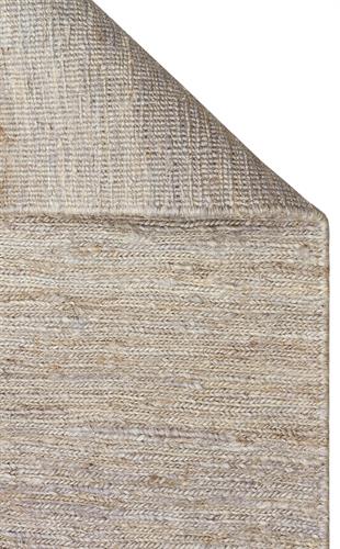 SOUMAK SMK PLAIN GREY  Soumak Örgülü Naturel Kendir Halı