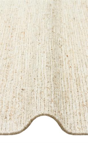 SOUMAK SMK PLAIN IVORY  Soumak Örgülü Naturel Kendir Halı