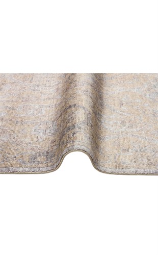 TAFTAN TF 01 BEIGE  Pakistan Overdyed Tarzı Özel Hav Vermeyen ve El Emeği ile Özel Tezgahlarda Üretilen Uşak Halısı