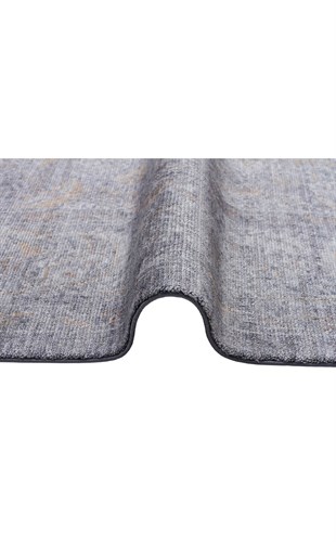 TAFTAN TF 02 D.GREY BRONZE  Pakistan Overdyed Tarzı Özel Hav Vermeyen ve El Emeği ile Özel Tezgahlarda Üretilen Uşak Halısı